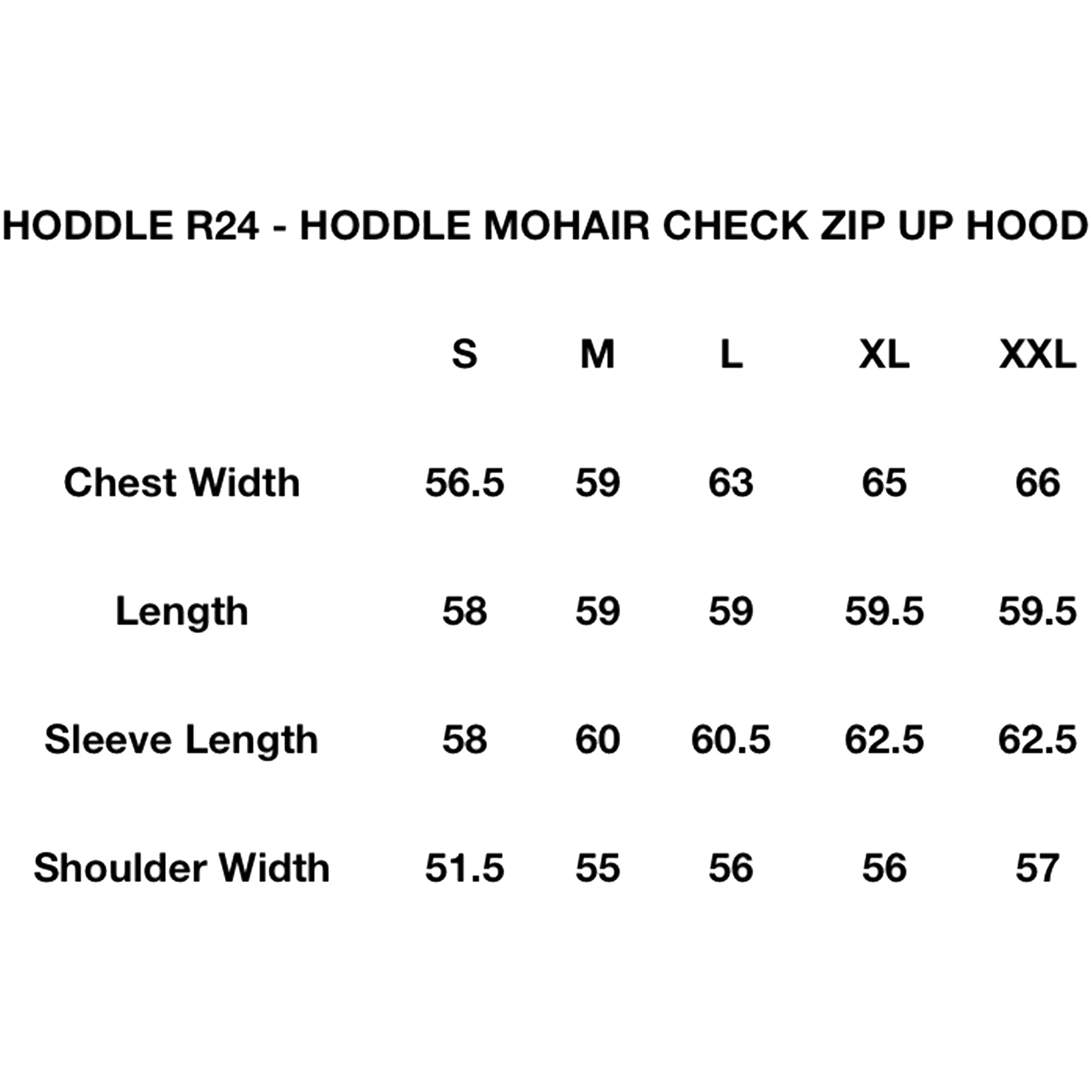 Hoddle Mohair Check Zip Hood Grey