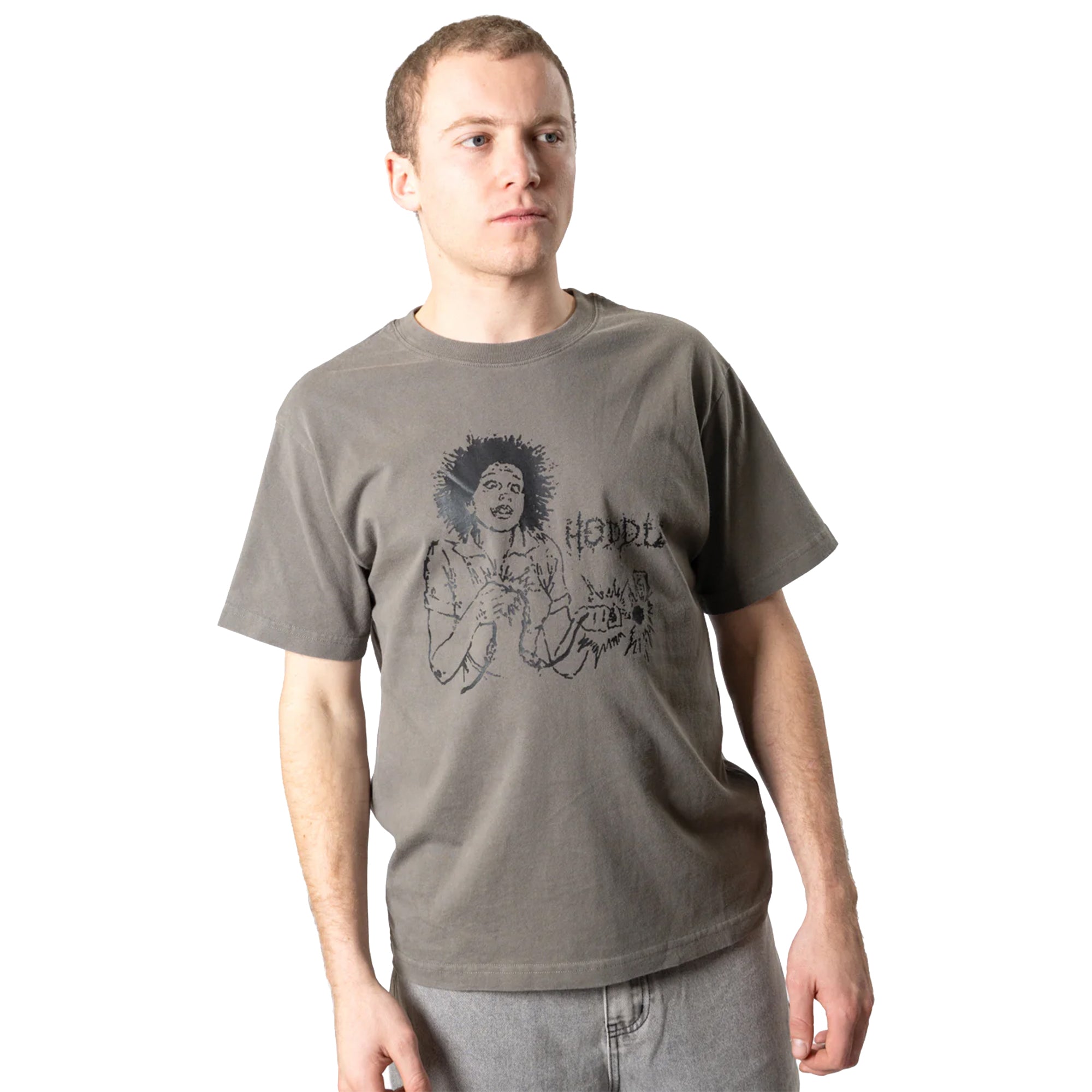 Hoddle Shock Tee Faded Black