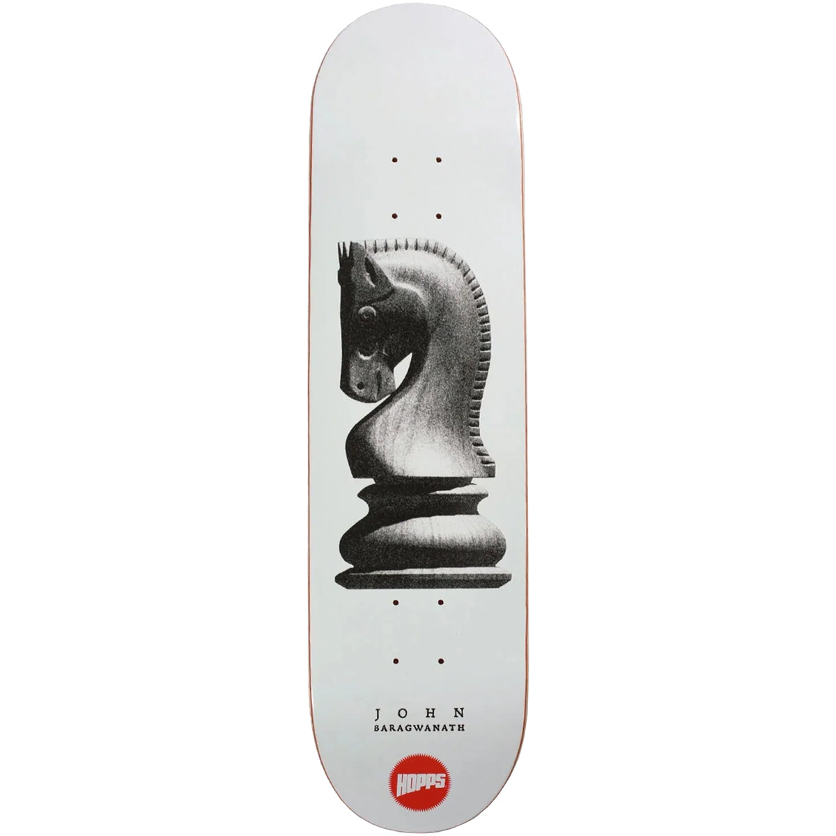Hopps John Baragwanath Knight Skateboard Deck 8.38"