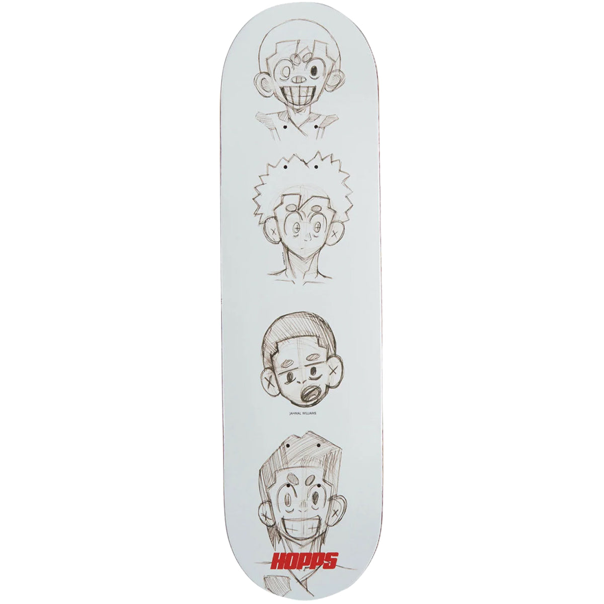 Hopps Jahmal Williams Animation Skateboard Deck 8"