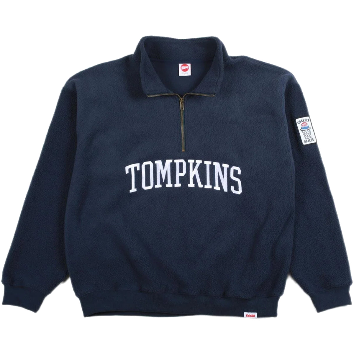 Hopps x Quartersnacks Tompkins 1/4 Zip Fleece Navy