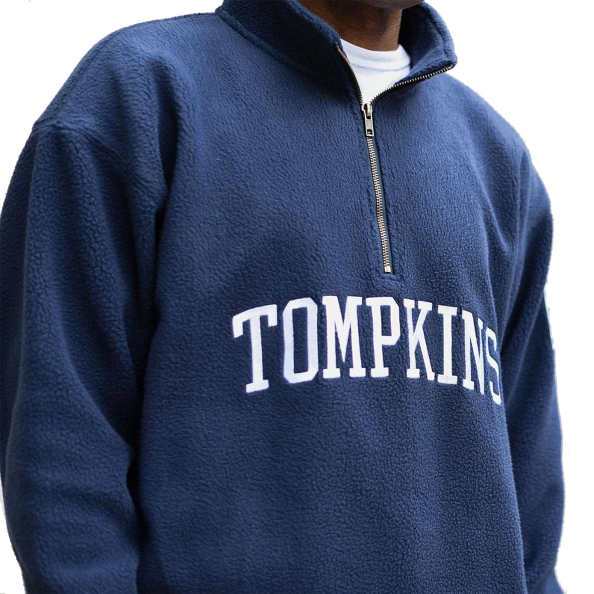 Hopps x Quartersnacks Tompkins 1/4 Zip Fleece Navy