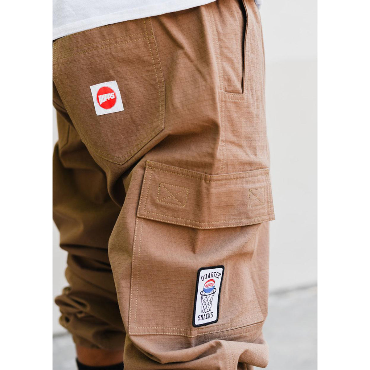 Hopps x Quartersnacks Tactical Cargo Pants Khaki