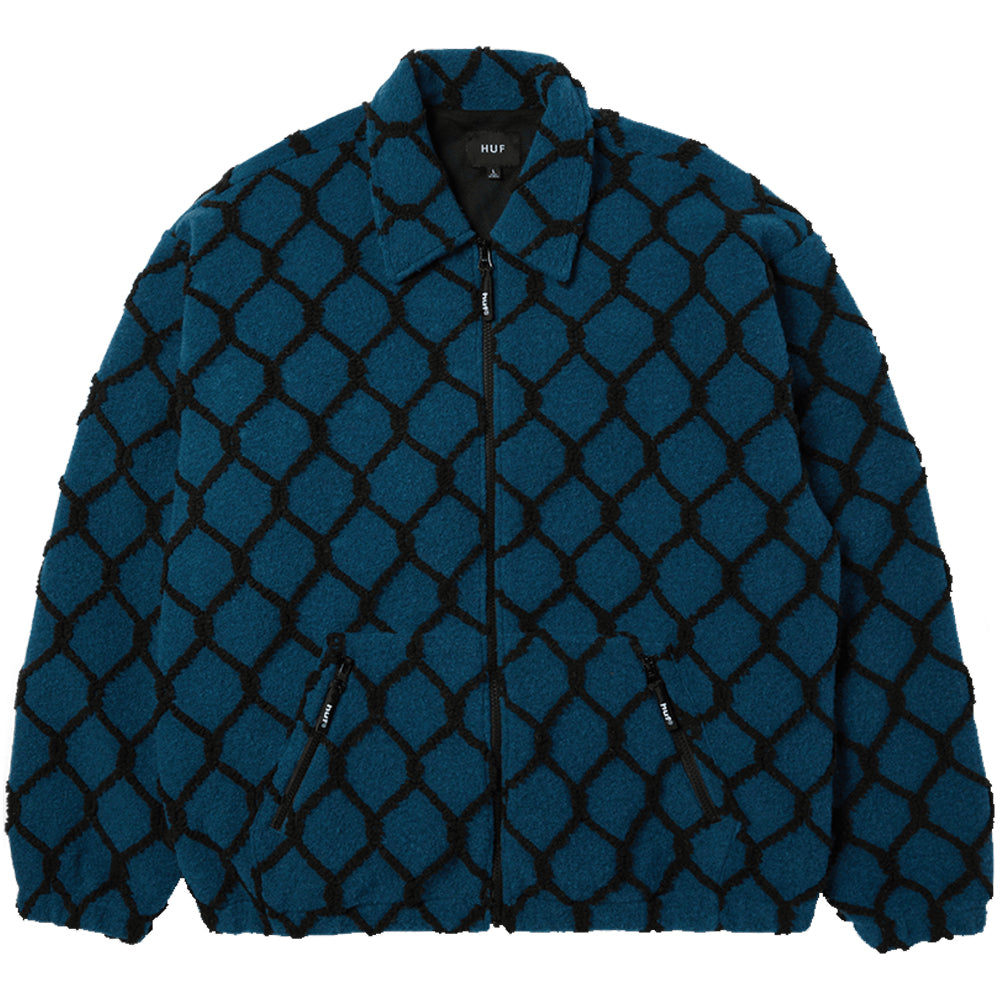 HUF Breakthrough High Pile Jacket Marine Blue