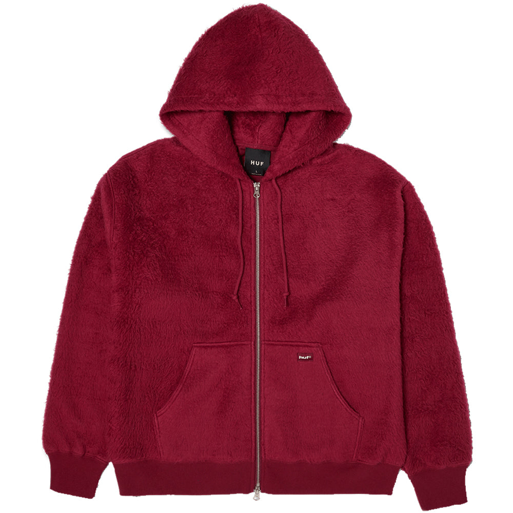 HUF Corso Heavyweight Zip Hoodie Berry