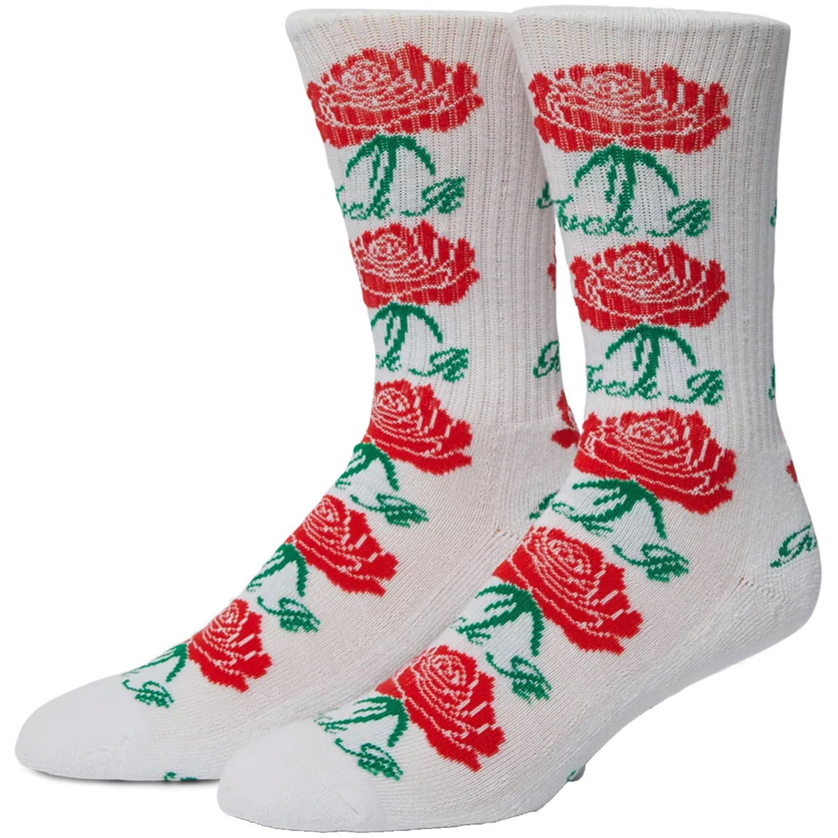 HUF Fuck It Rose Sock White