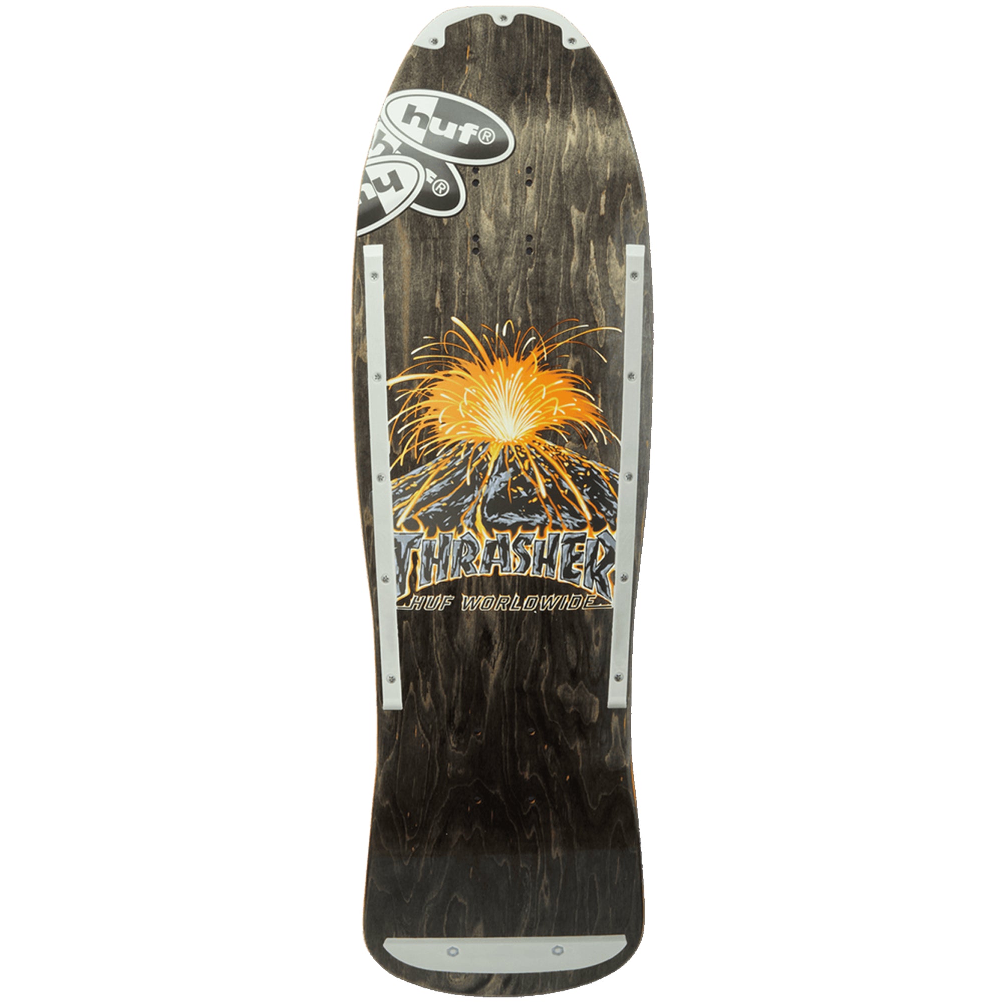 HUF x Thrasher Meltdown Cruiser Skateboard Deck 9.375"