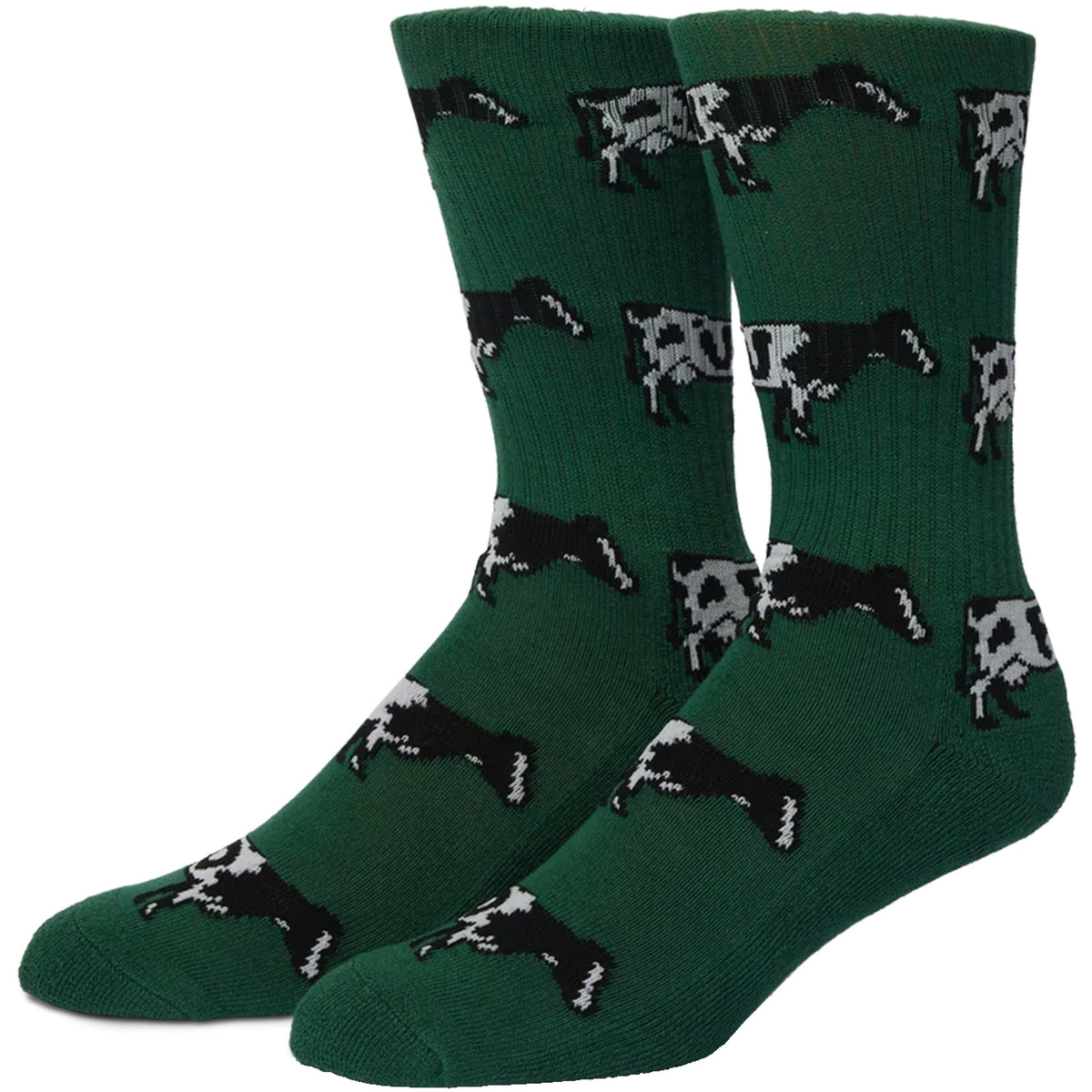 HUF Moo Sock Green