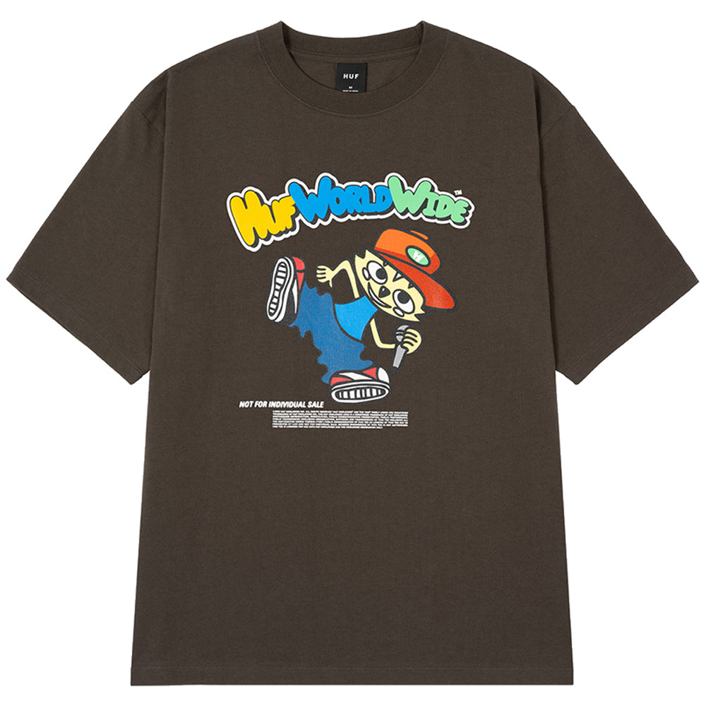 HUF Chop Kick Block Tee Bison