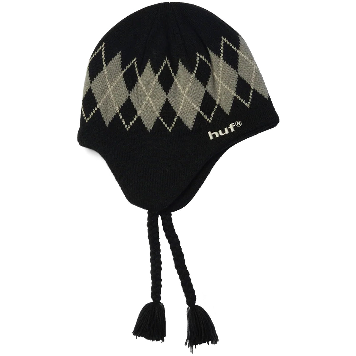 HUF Wilson Braided Beanie Black