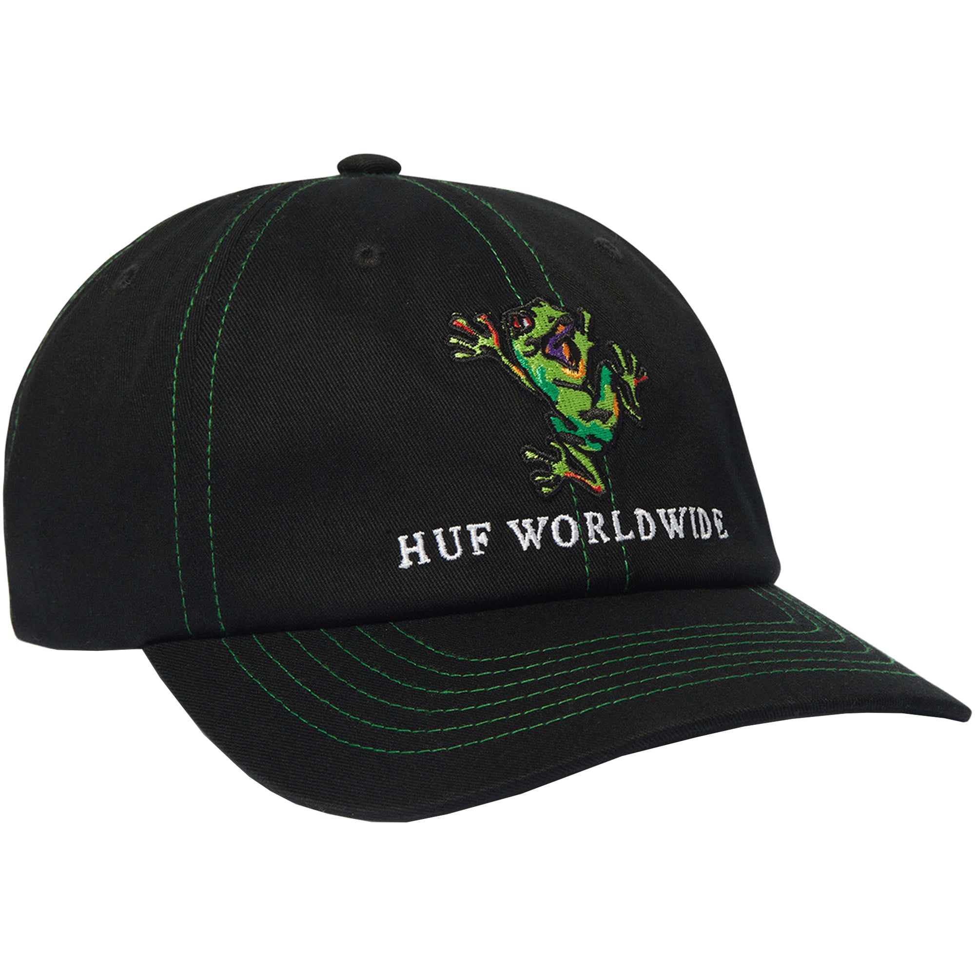 HUF Stuck On You 6 Panel Hat Black