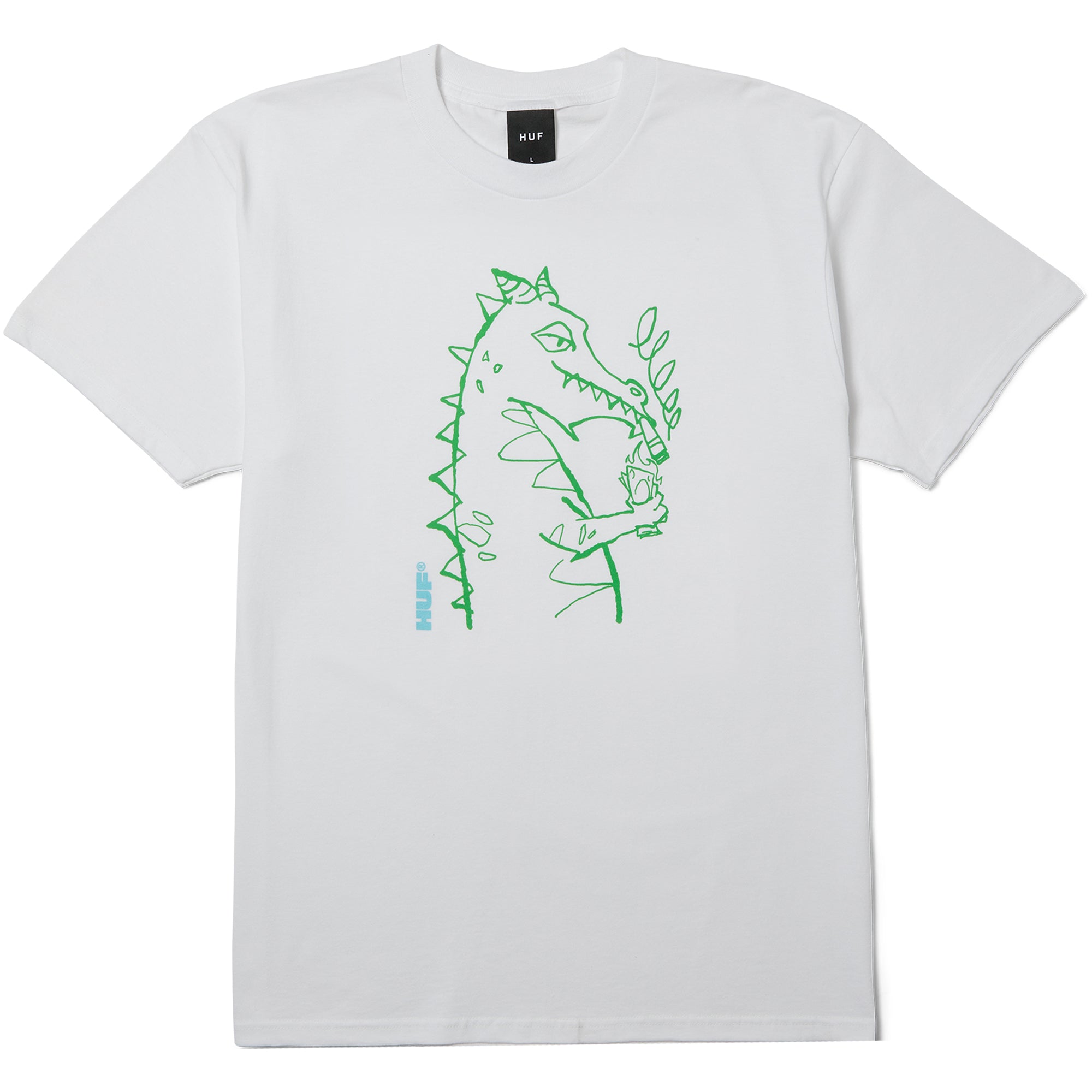 HUF Cash Dragon Tee White