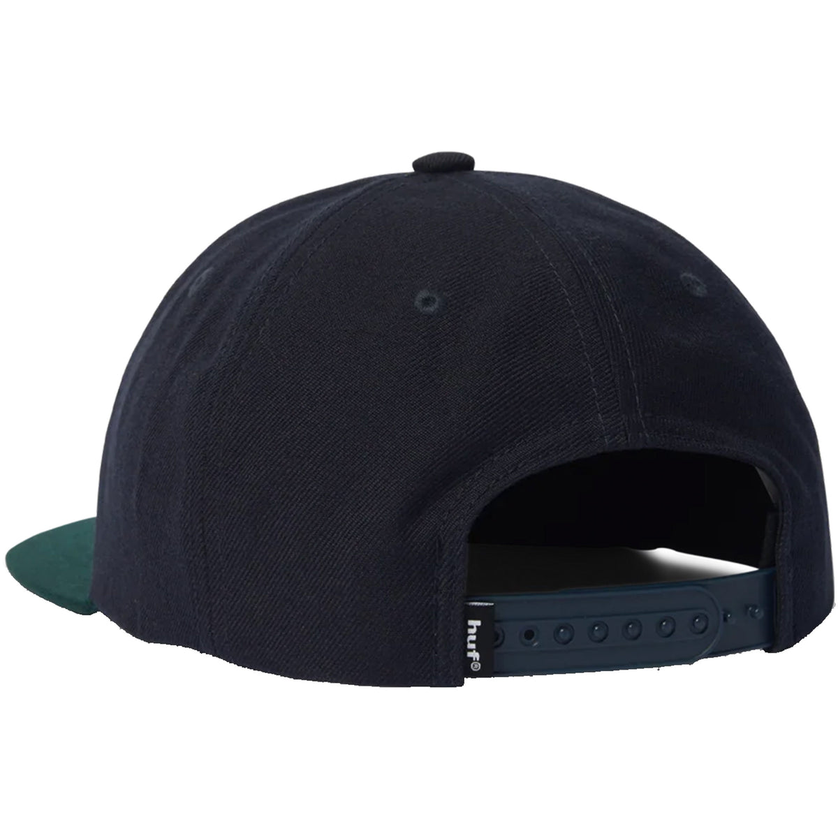 HUF Classic Arch Brushed Snapback Navy/Green