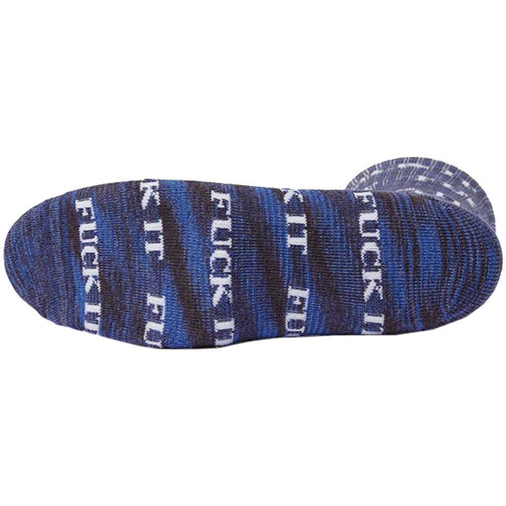 HUF Fuck It Marled Sock Navy