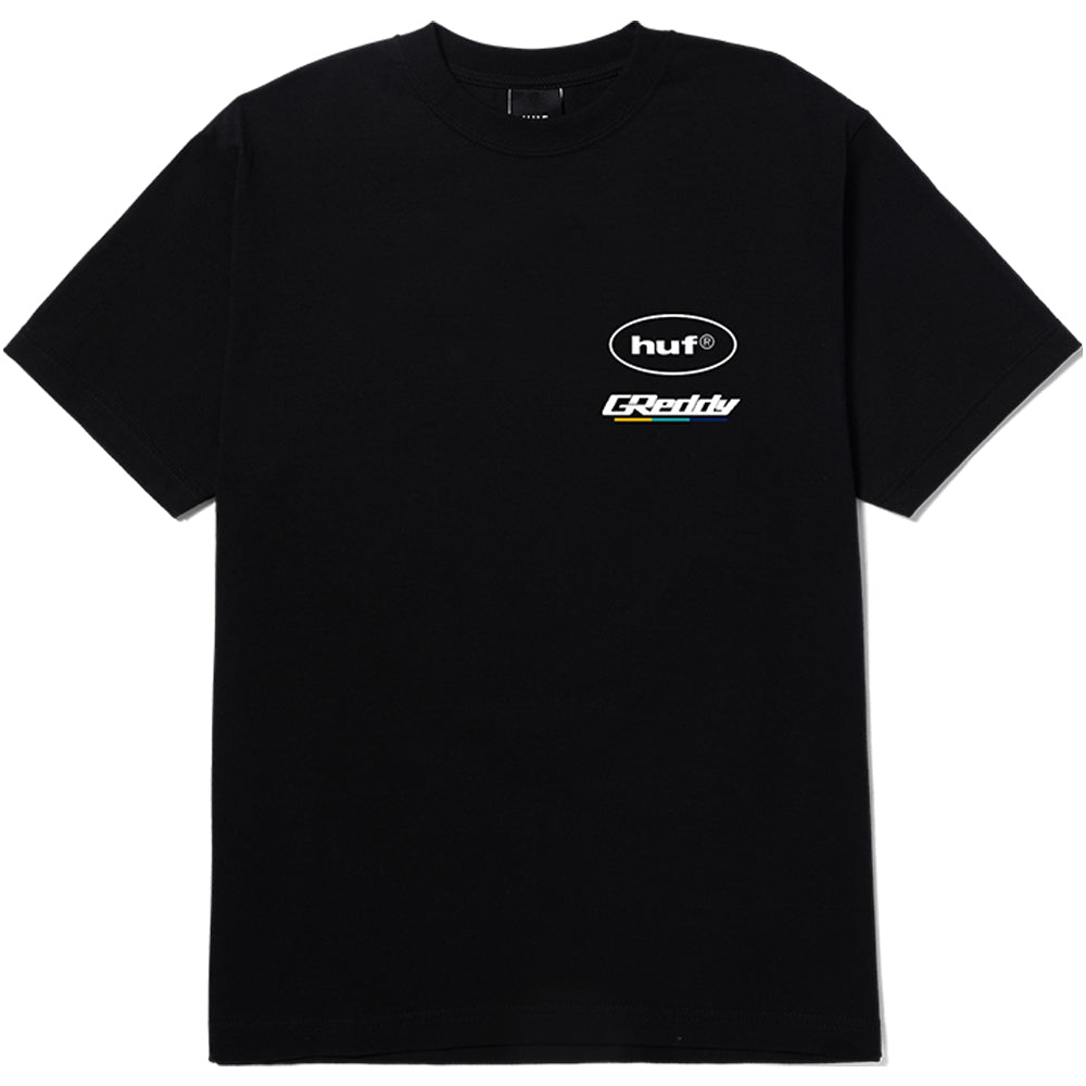 HUF x Greddy Showcase Tee Black