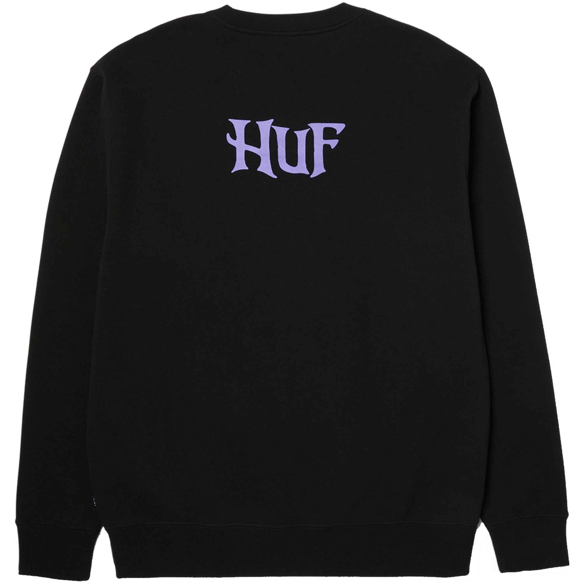 HUF x Nightmare Before Christmas Jack Skellington Crew Black