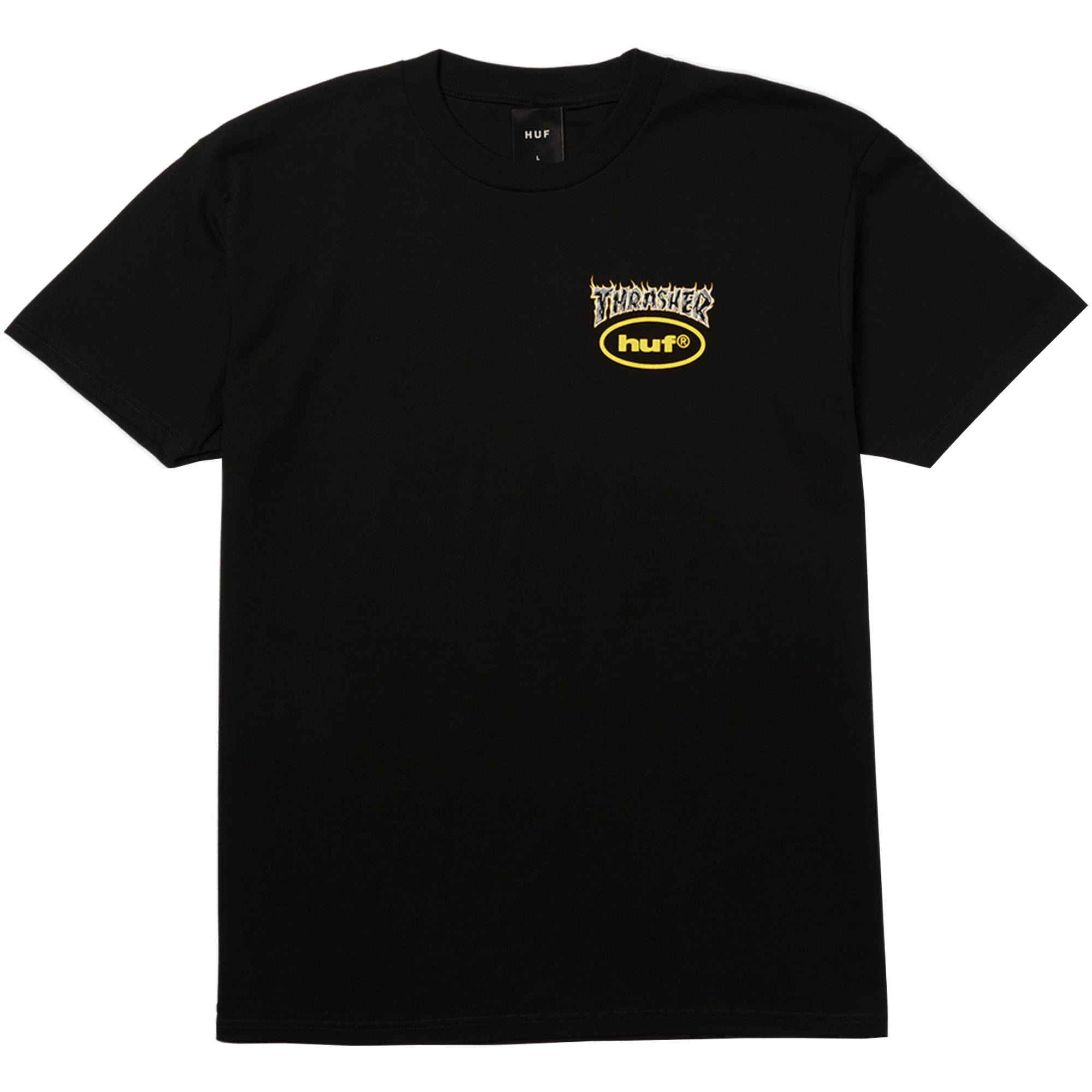 HUF x Thrasher Meltdown Tee Black