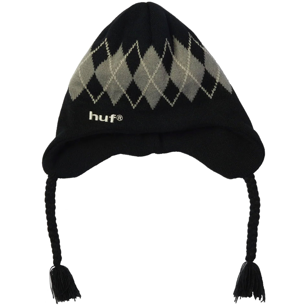 HUF Wilson Braided Beanie Black