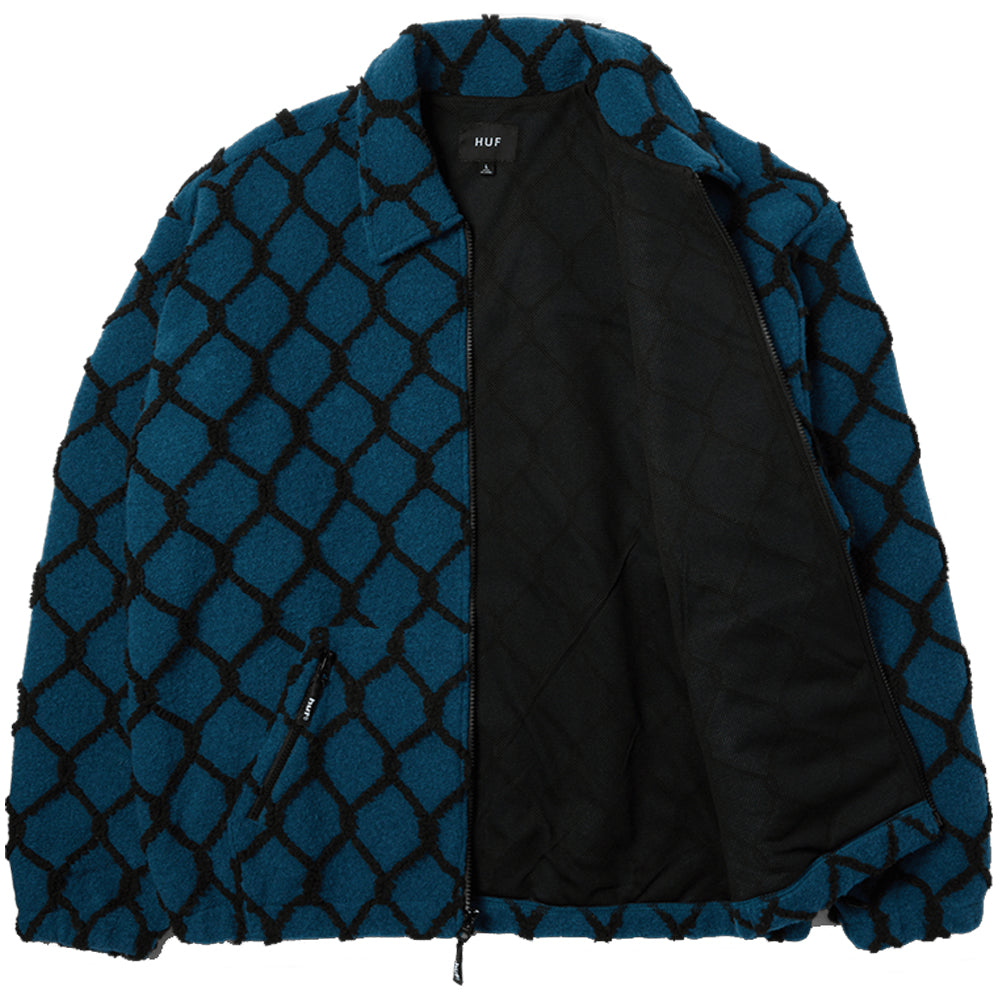 HUF Breakthrough High Pile Jacket Marine Blue