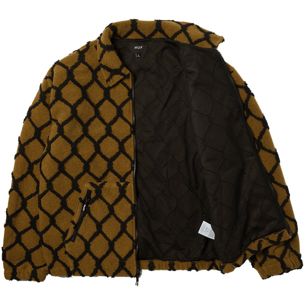 HUF Breakthrough High Pile Jacket Moss