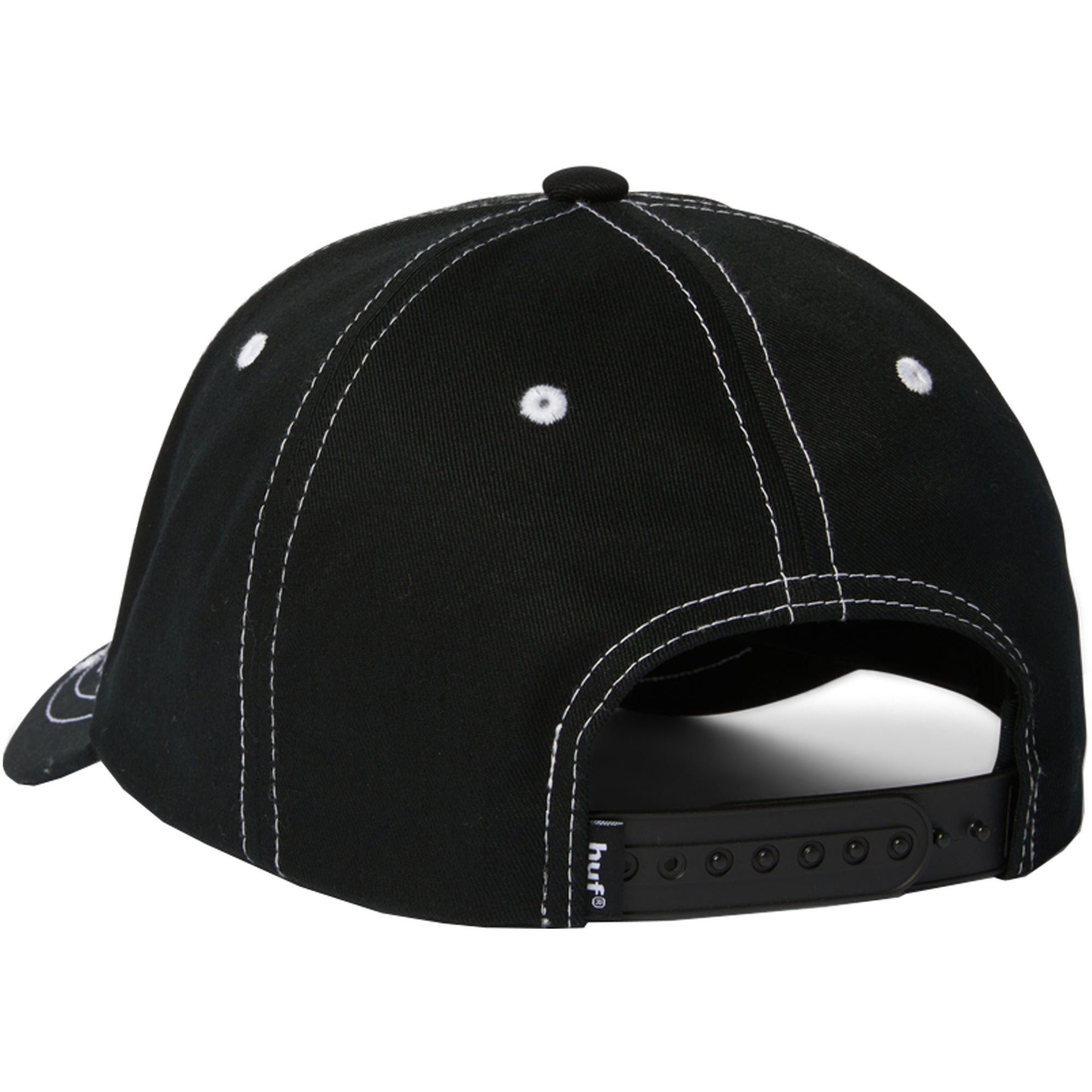 HUF Contrast H Star Snapback Black