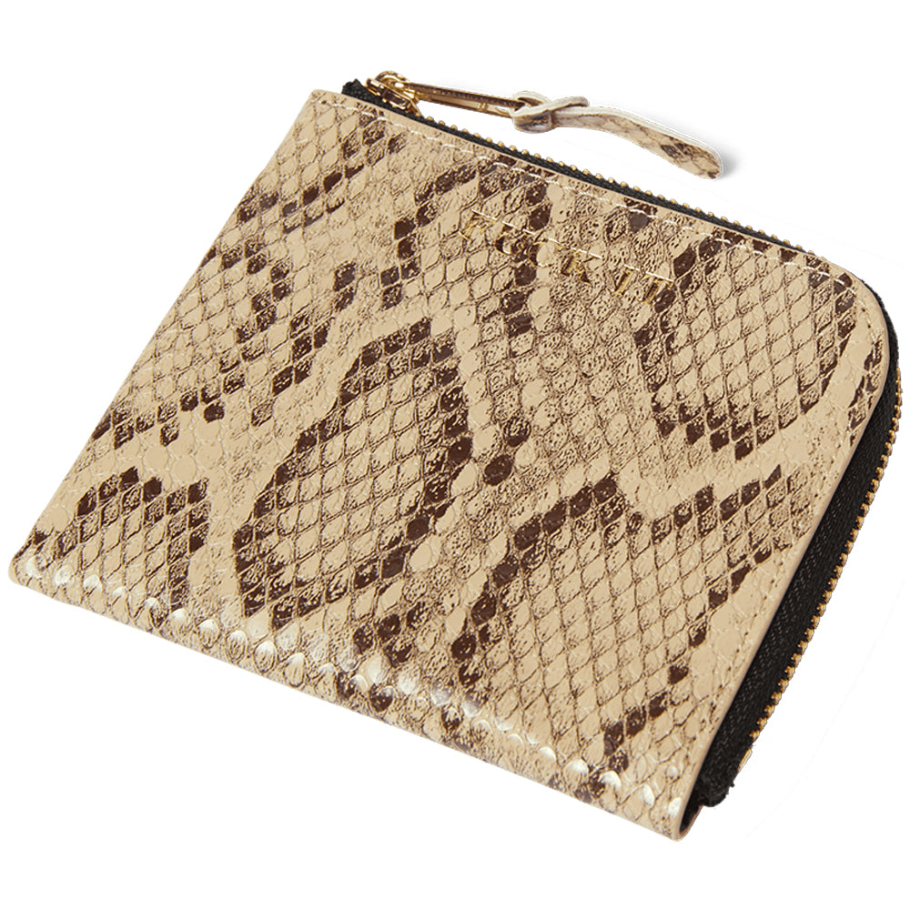 HUF Fuck It Snakeskin Wallet Brown