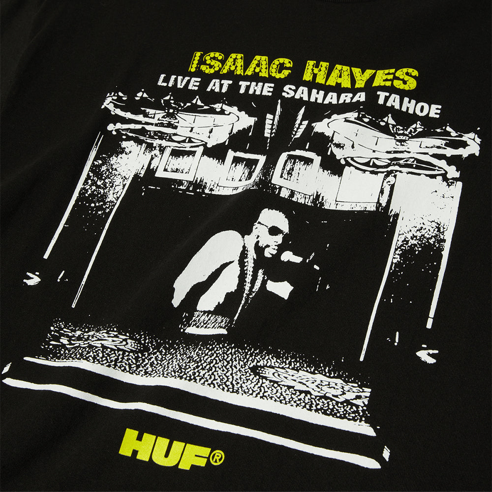 HUF x Isaac Hayes Tahoe Heavyweight Tee Black