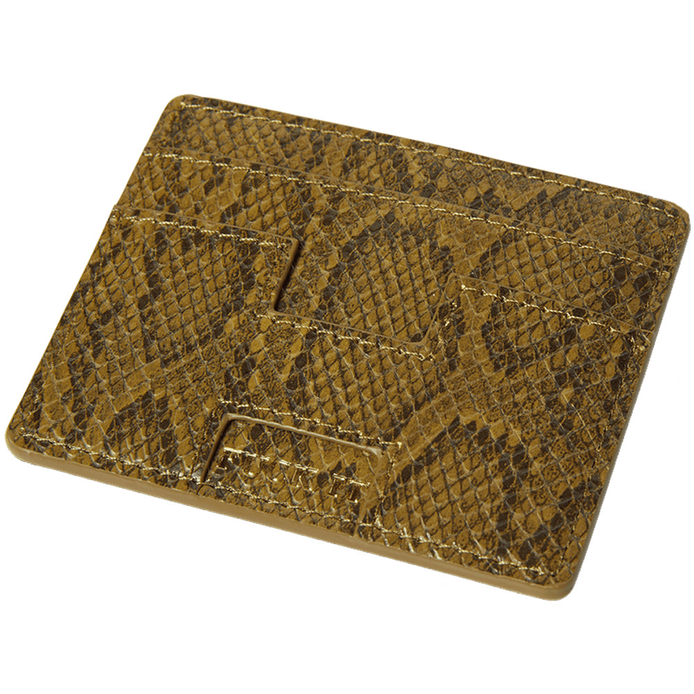 HUF Fuck It Snakeskin Cardholder Green