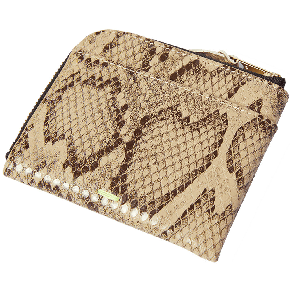 HUF Fuck It Snakeskin Wallet Brown