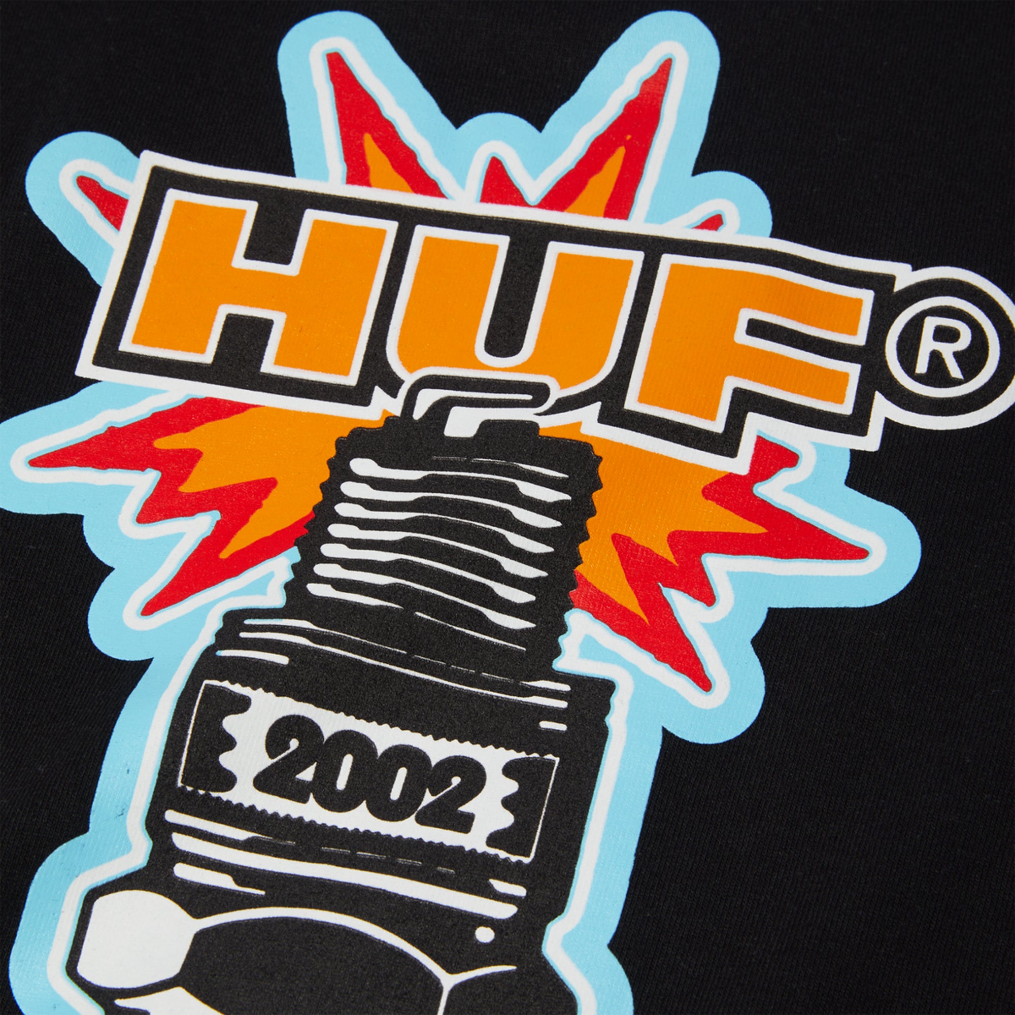 HUF Spark It Up Tee Black