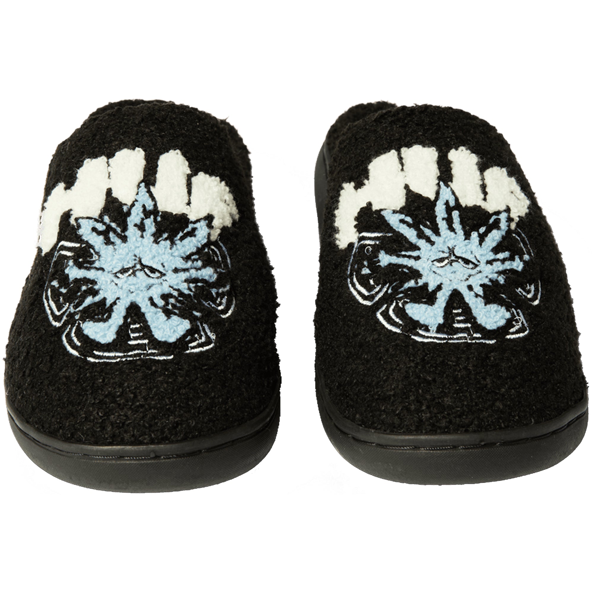 HUF Snow Angel Fuzzy Slipper Black