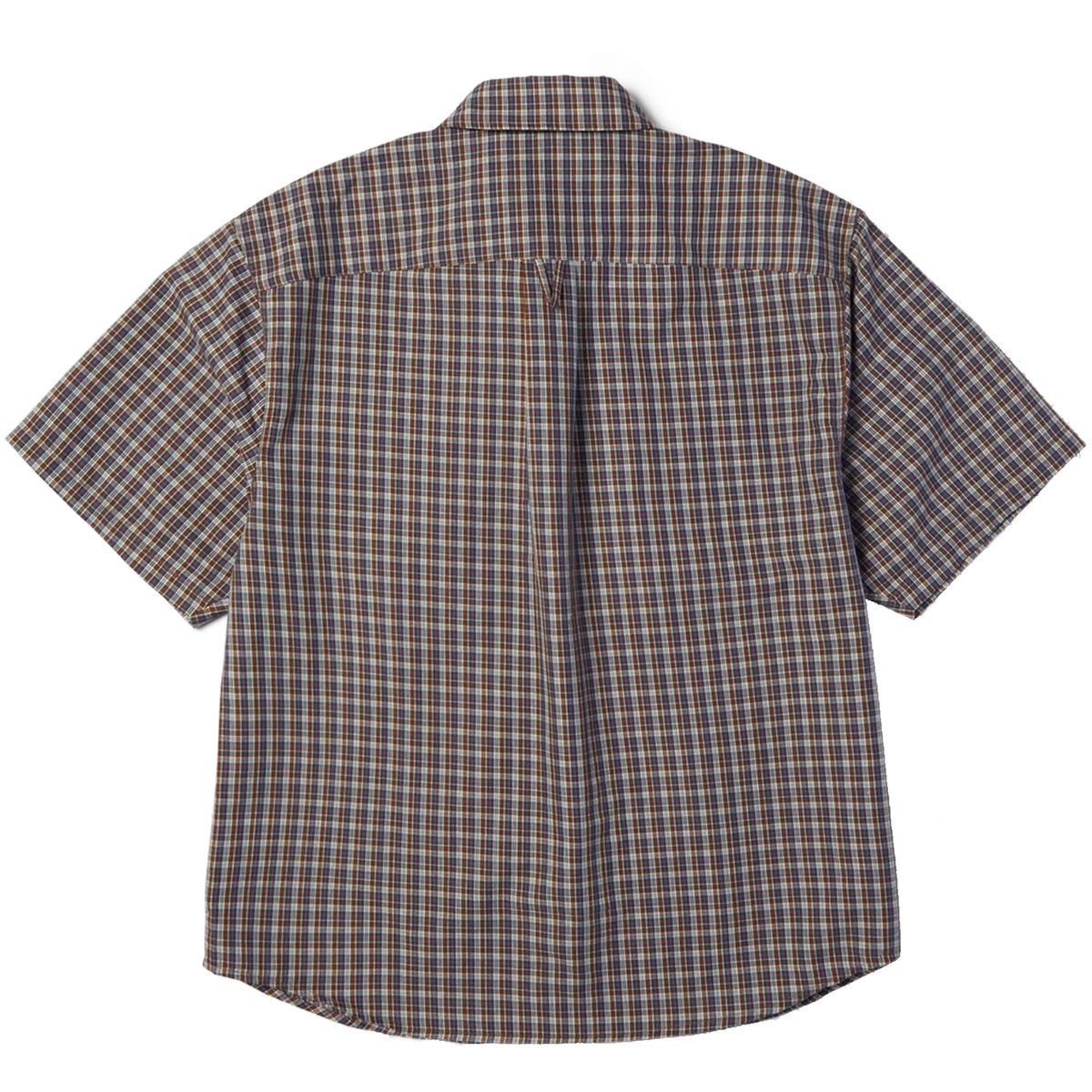 HUF Galaxy Plaid Woven Shirt Dark Brown