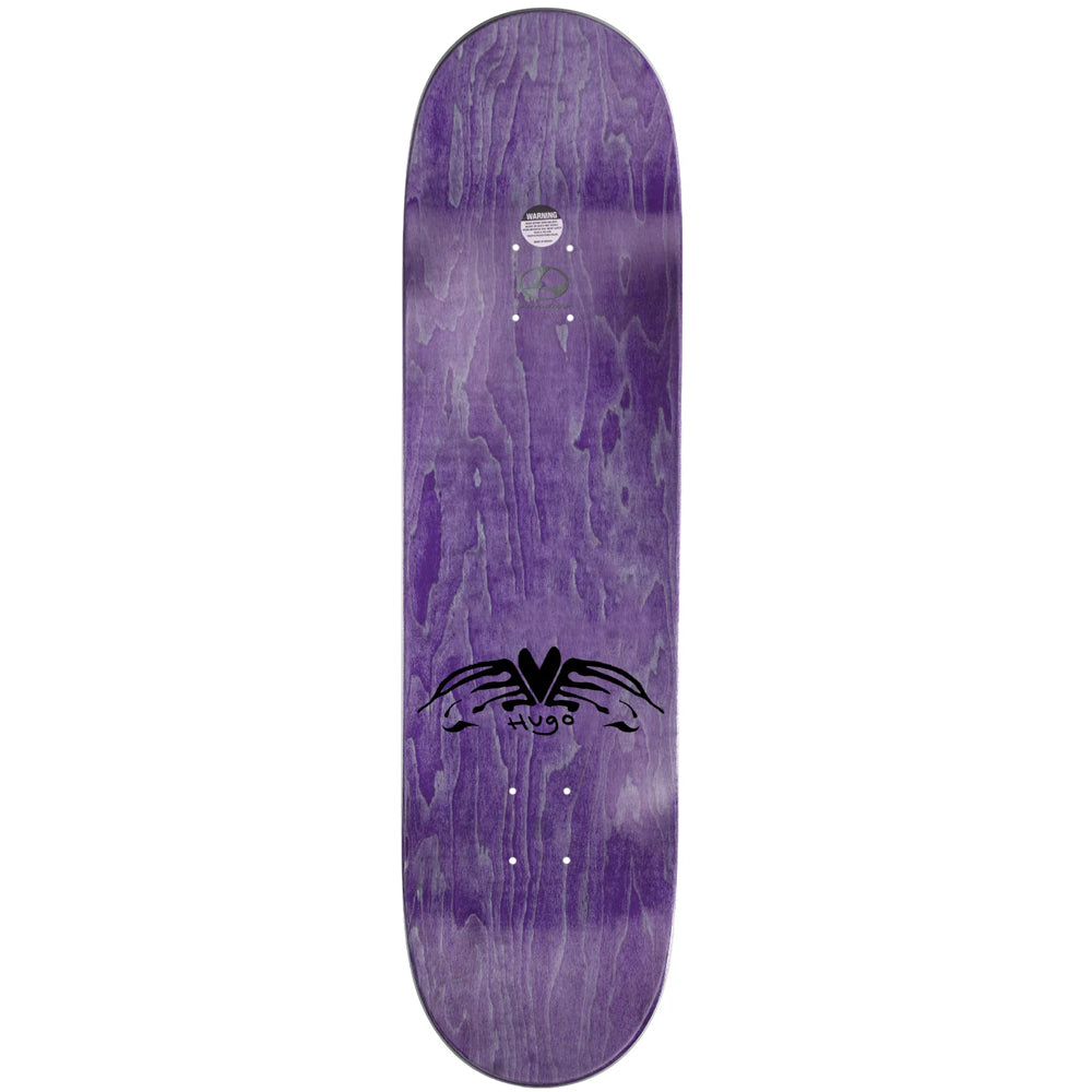 Limosine Hugo Boserup Heart Wings Skateboard Deck 8.38"