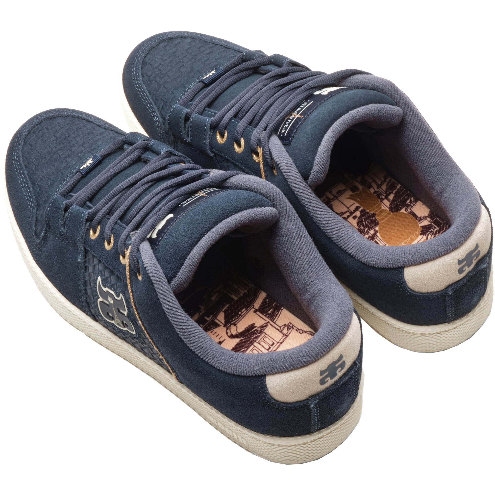 IPath x Magenta Cricket Shoes Blue Suede