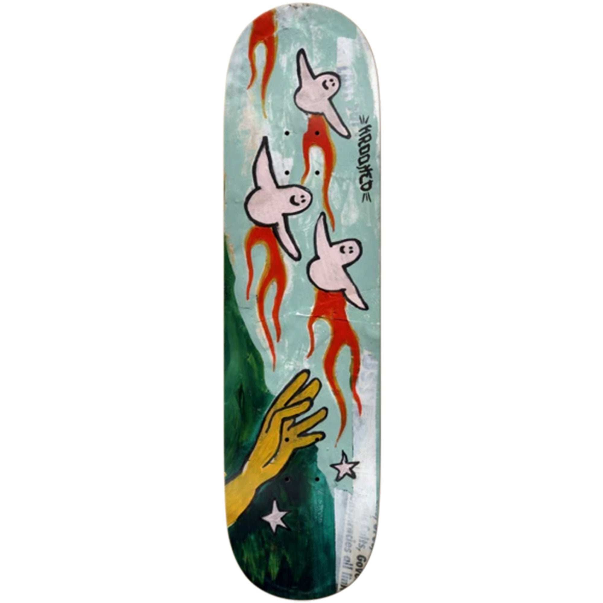Krooked Team Firebirds True Fit Skateboard Deck 8.5"