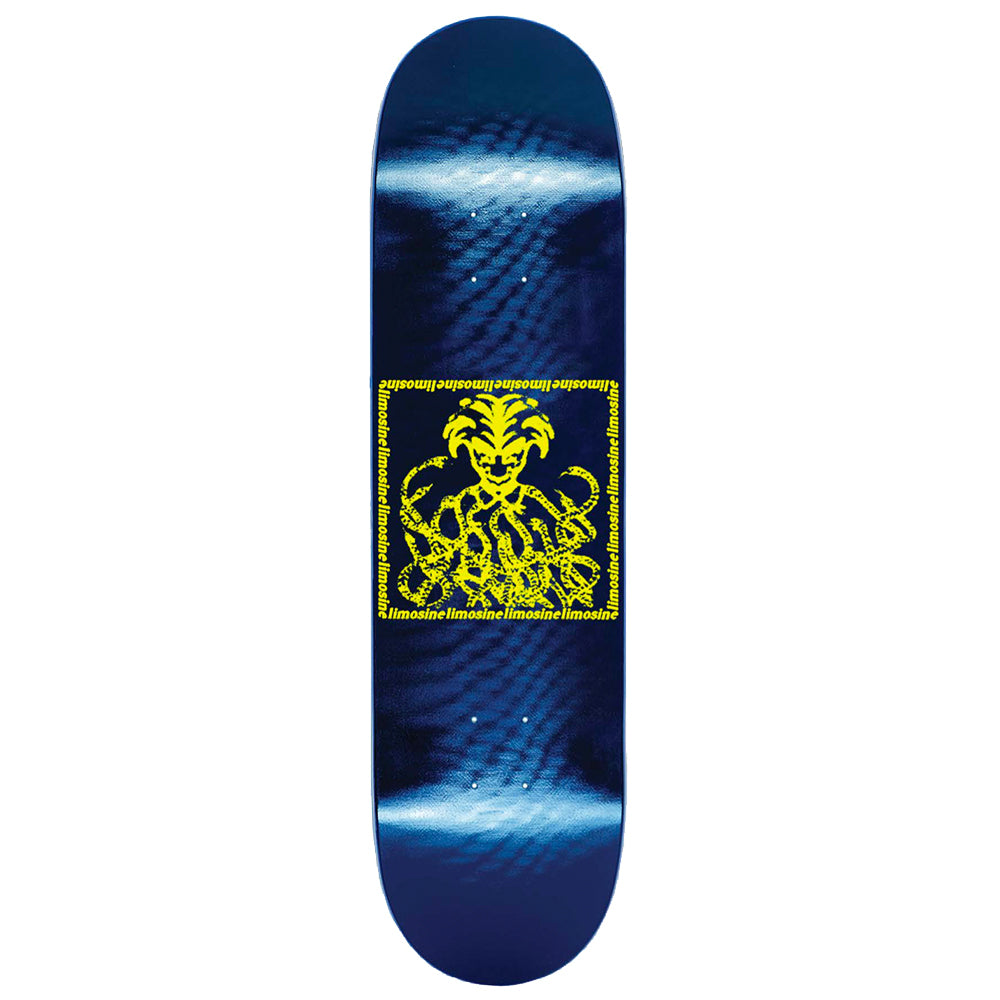 Limosine Snake Pit Slick Blue Skateboard Deck 9"