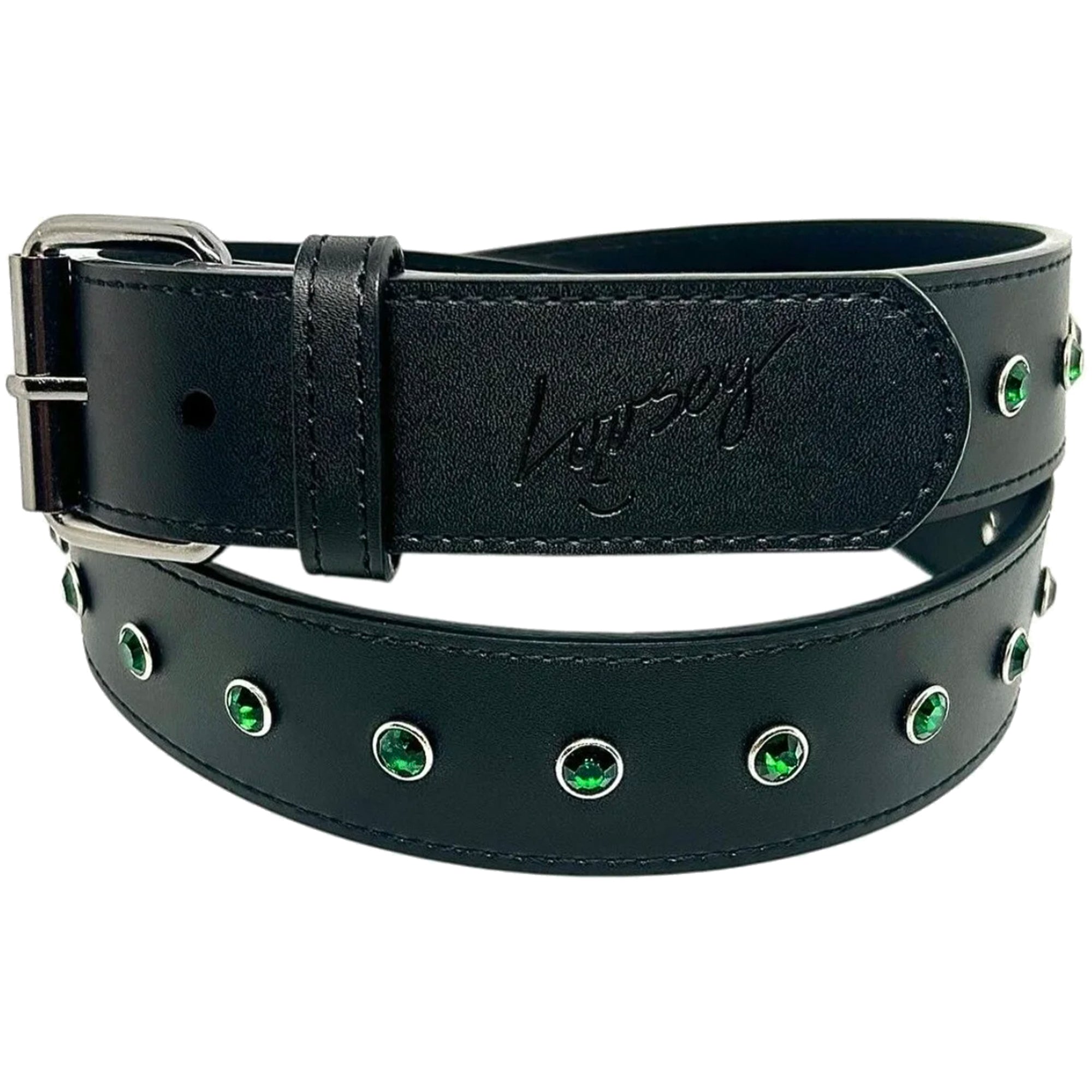 Loosey Rhinestone Belt Black