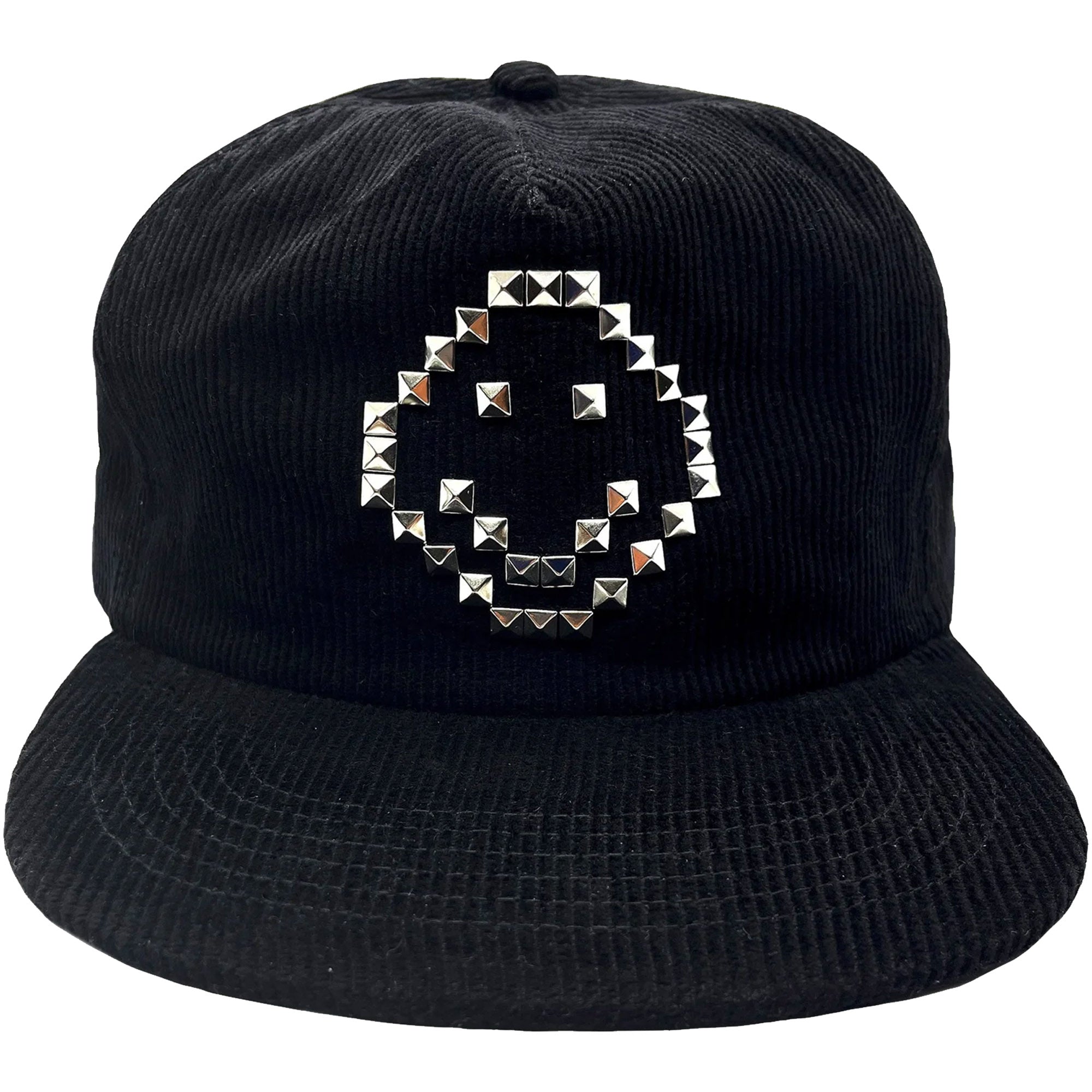 Loosey Smiley Studded Snapback Cap Black