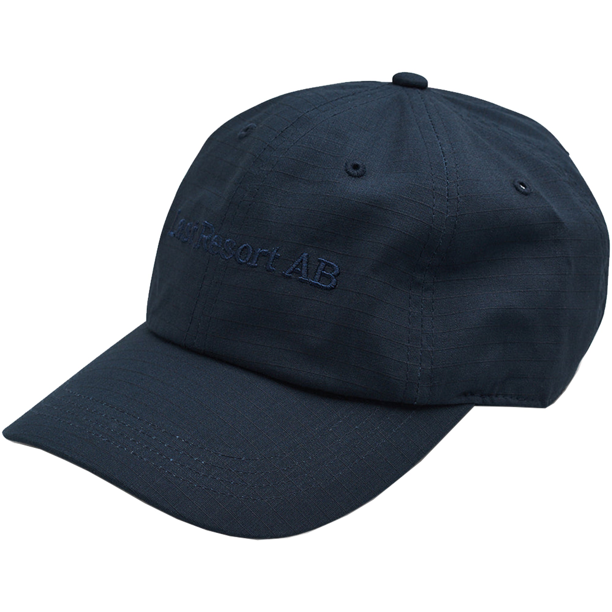 Last Resort AB Script Logo Soft Peak Cap Deep Blue