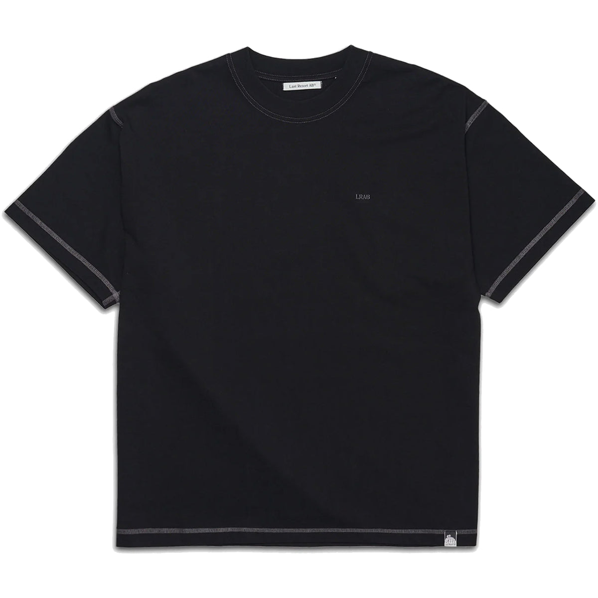 Last Resort AB LRAB Flatlock Tee Black