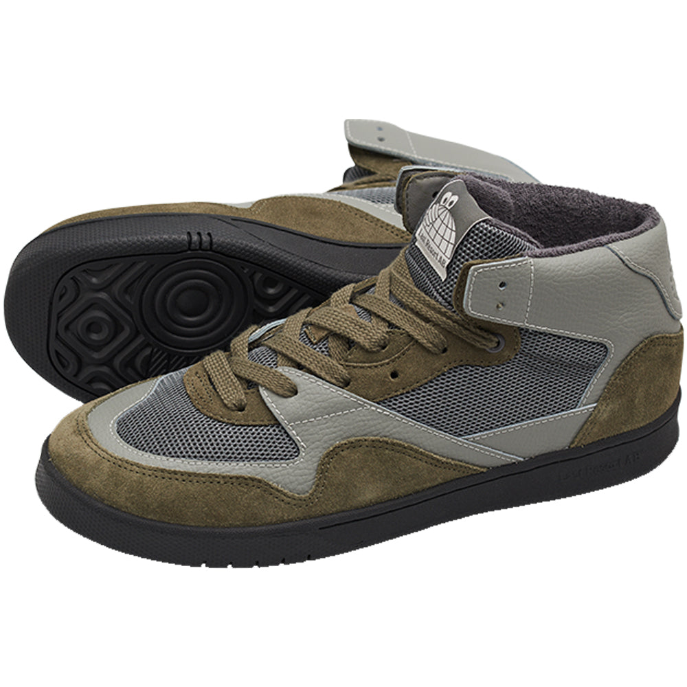 Last Resort AB CM002 Mid Shoes Olive Grey/Black