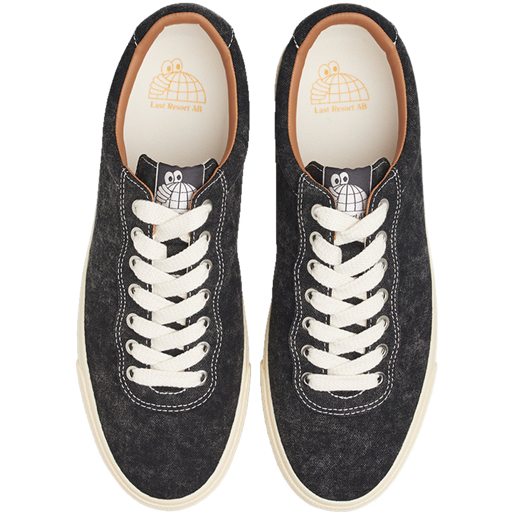 Last Resort AB VM001 LO Canvas Shoes Washed Black/White