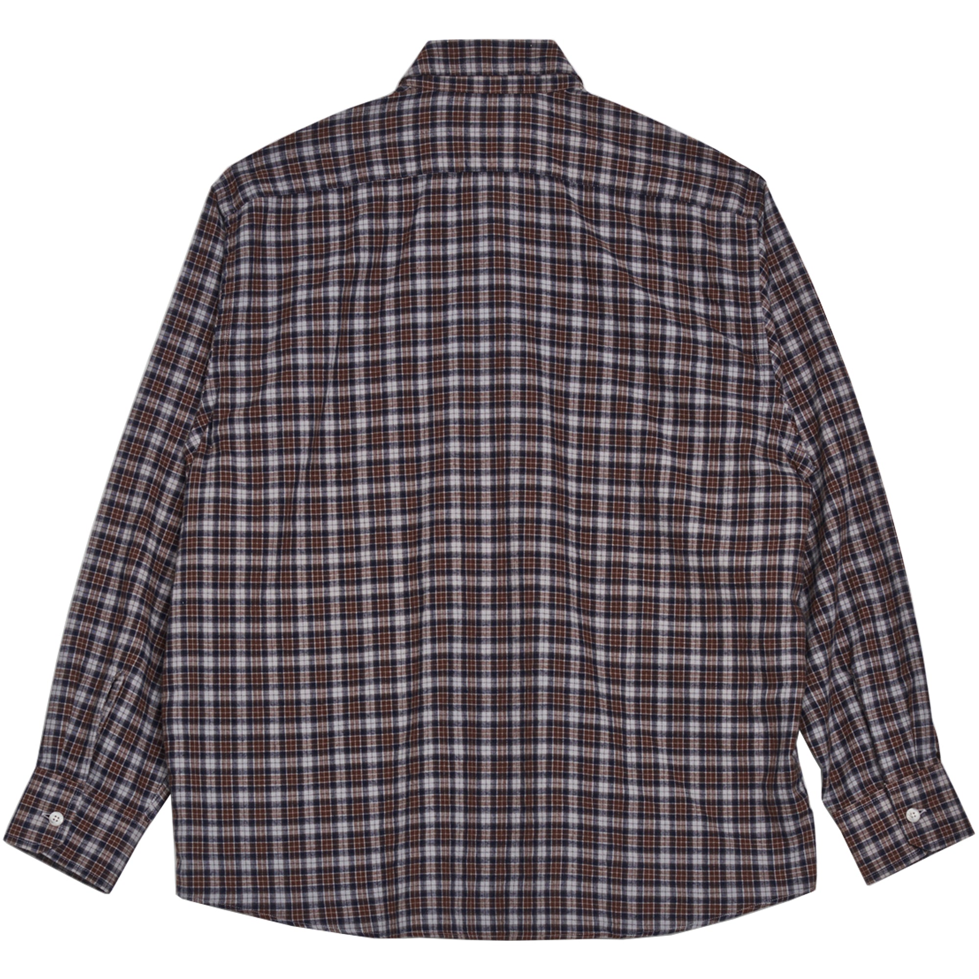 Last Resort AB SM001 Dane Flannel Shirt Grey/Brown