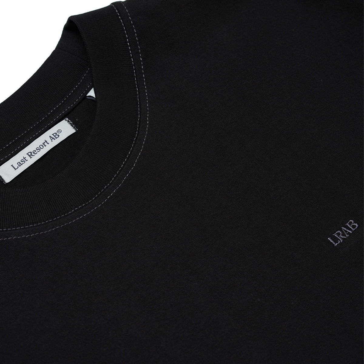 Last Resort AB LRAB Flatlock Tee Black