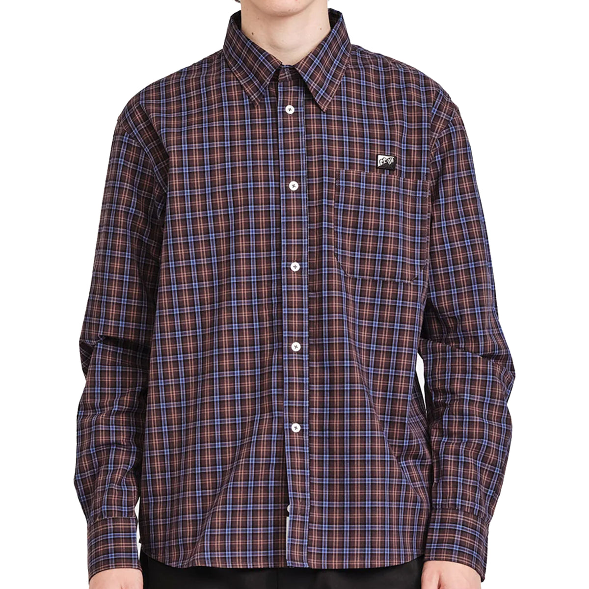 Last Resort AB OG Shirt Brown/Blue Check