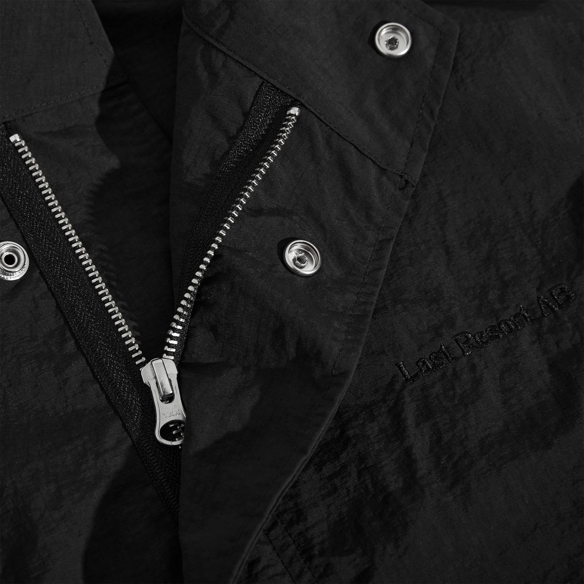 Last Resort AB Cropped Parka Black