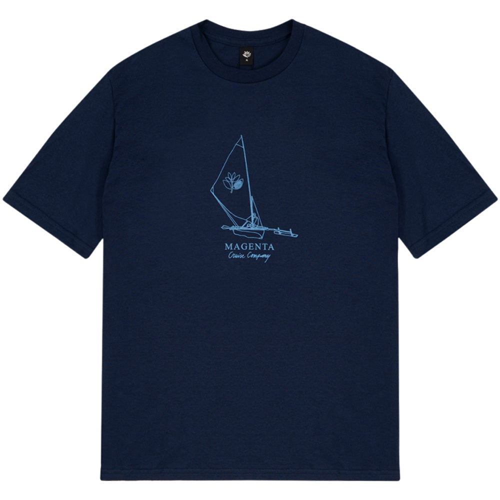 Magenta Cruise Co Tee Navy Blue
