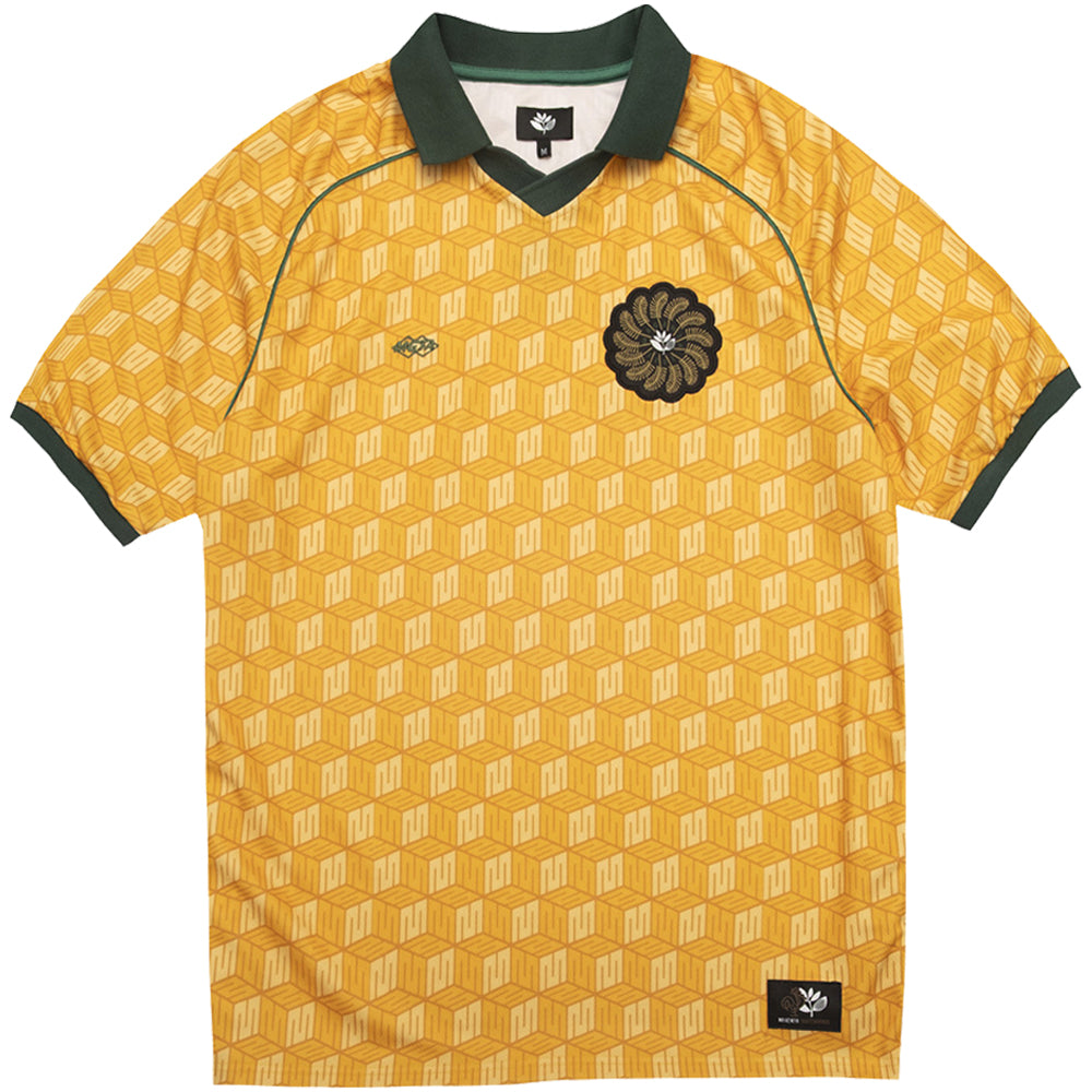 Magenta Brasil Fc Shirt Yellow