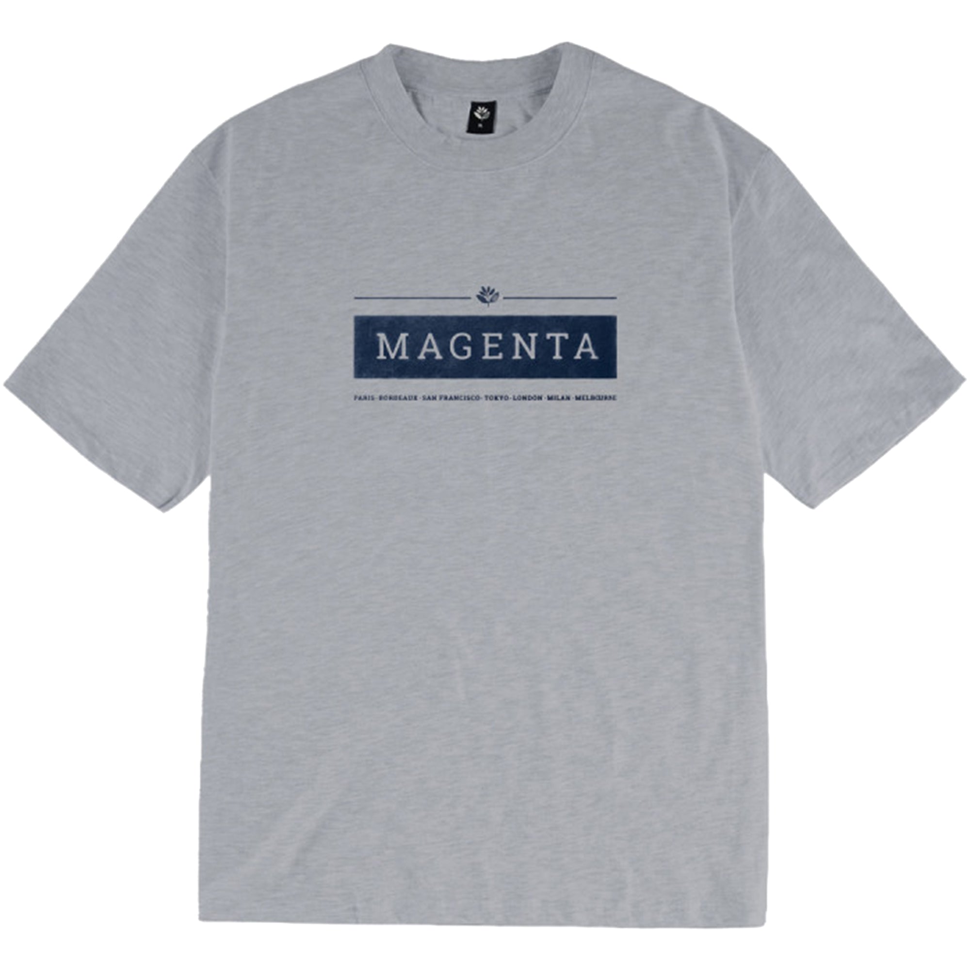 Magenta Cities Tee Heather Grey
