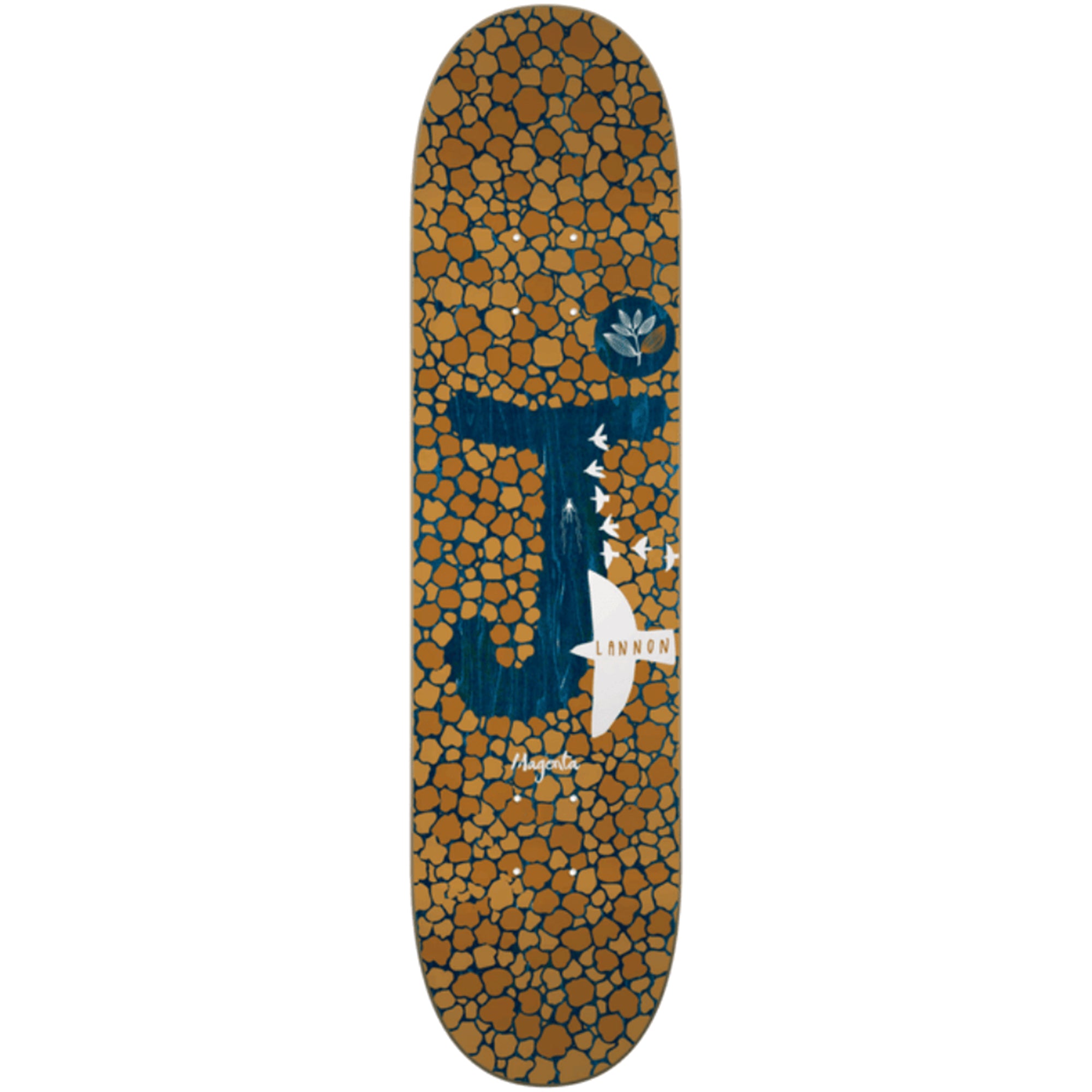 Magenta Jimmy Lannon Springwater Skateboard Deck 8.125"
